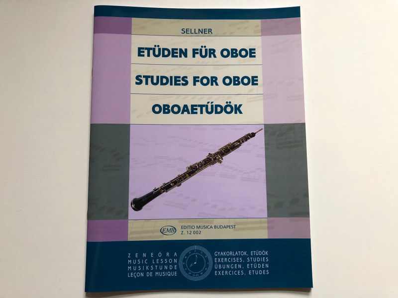 Joseph Sellner: Etüden für Oboe / Studies for Oboe / Oboaetűdök (9790080120026)