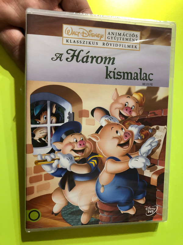 Animációs Gyűjtemény: Klasszikus Rövidfilmek - A Három Kismalac / Three Little Pigs / Walt Disney DVD (5996514025637)