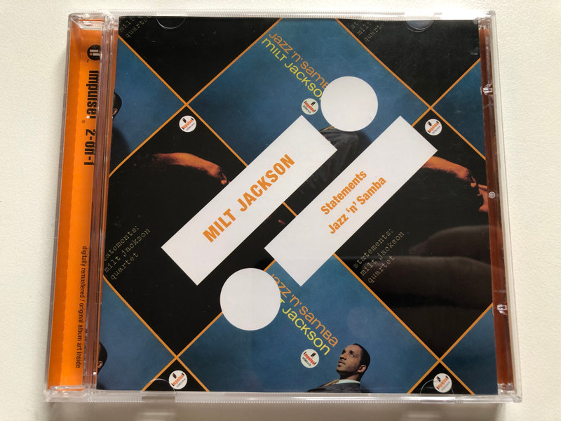 Milt Jackson – Statements; Jazz 'n' Samba / Impulse! 2-On-1 / Impulse! Audio CD 2011 / 06007 5334720