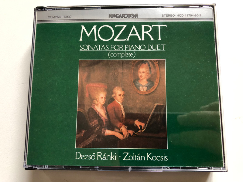 Mozart: Sonatas For Piano Duet (Complete) - Dezső Ránki, Zoltán Kocsis / Hungaroton 2x Audio CD, Stereo / HCD 11794-95-2