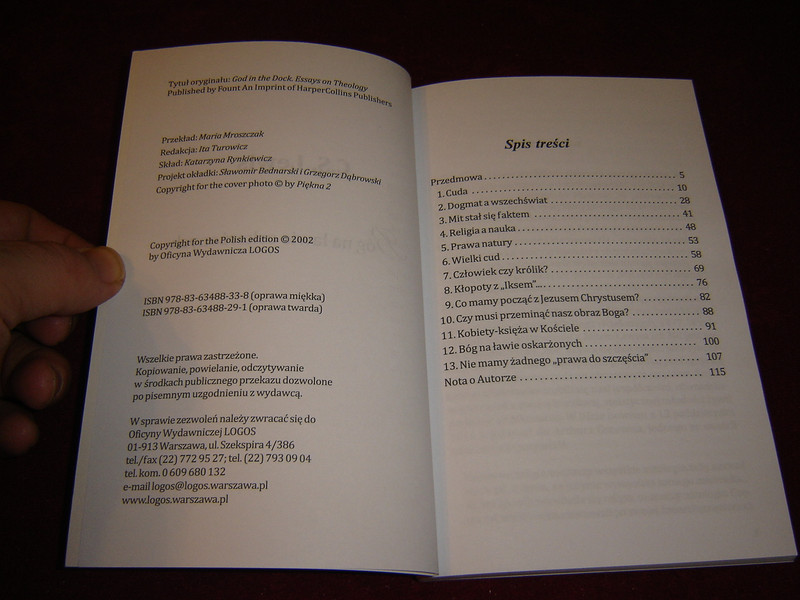 C. S. Lewis: Bog Na Lawie Oskarzonych / God in the Dock: Essays on Theology and Ethics, Polish Edition 2014