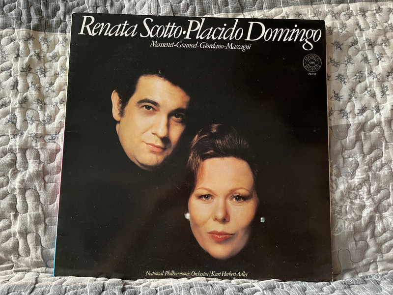 Renata Scotto, Placido Domingo - Massenet; Gounod; Giordano; Mascagni - National Philharmonic Orchestra, Kurt Herbert Adler / Columbia Masterworks LP 1978 / 76732
