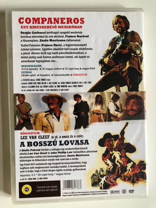COMPANEROS EGY KINGSKERESŐ MEXIKÓBAN / DVD Video (5999882817767)