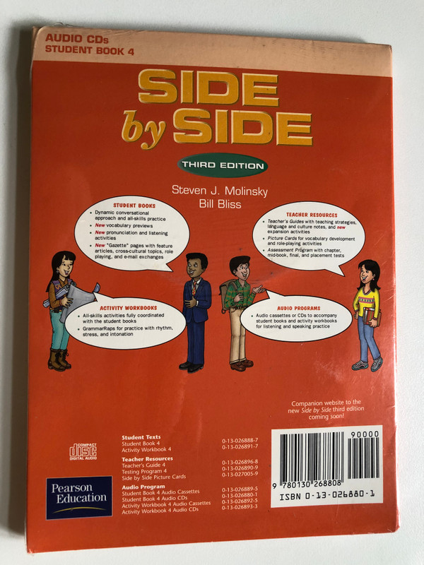 Side by Side, Third Edition / Student Book 4 / 8 Audio CDs (9780130268808)