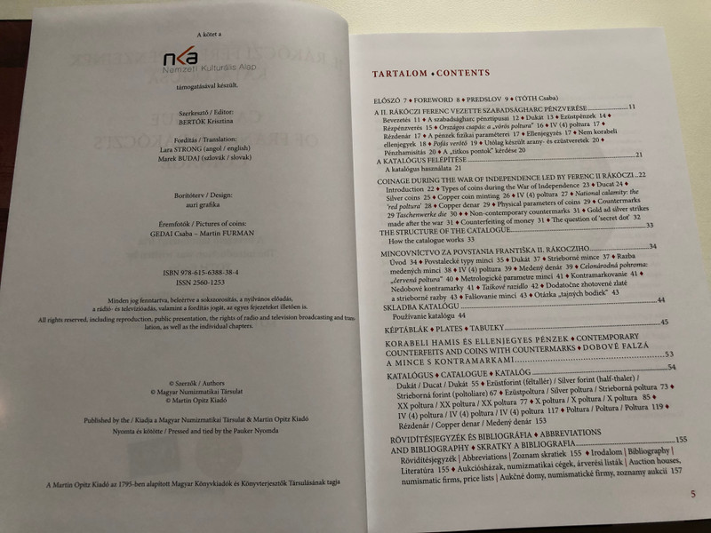 II. RÁKÓCZI FERENC PÉNZEINEK KATALÓGUSA / OPITZ NUMISMATICA 4. / CATALOGUE OF FRANCIS II RÁKÓCZI'S COINAGE (9786156388384)