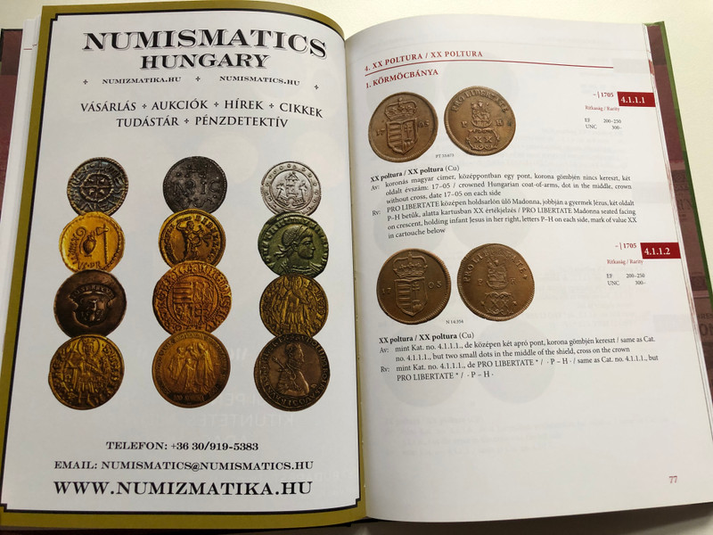 II. RÁKÓCZI FERENC PÉNZEINEK KATALÓGUSA / OPITZ NUMISMATICA 4. / CATALOGUE OF FRANCIS II RÁKÓCZI'S COINAGE (9786156388384)
