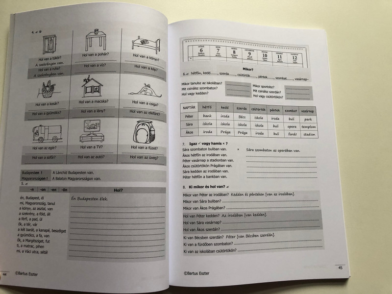S.O.S. MAGYAR Hungarian Course Book 1 / BARTUS ESZTER / + online audio files / Paperback (9789631217155)