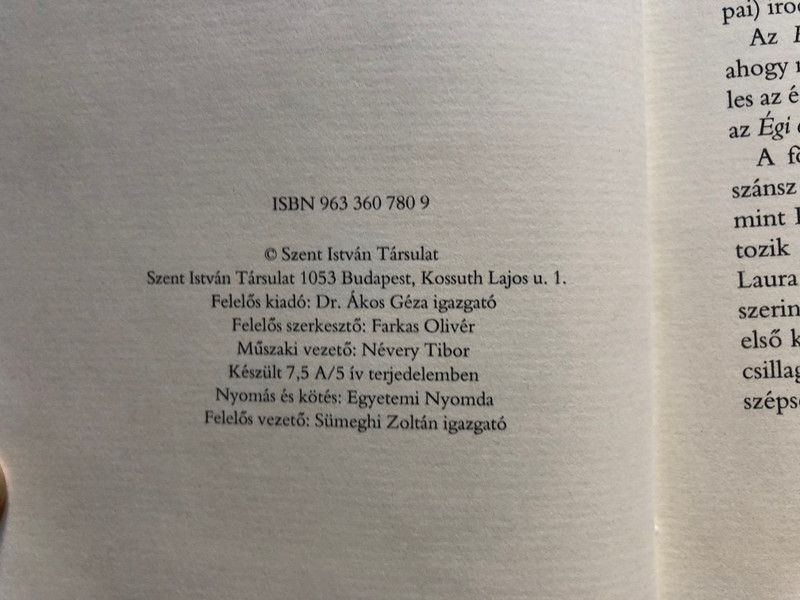 Balassi Bálint Dicsérlek Énekkel  ISTENES VERSEK  SZENT ISTVÁN TÁRSULAT  Hardcover (9633607809)