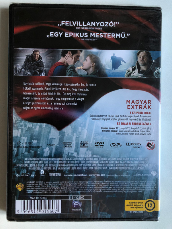 Az Acélember / Man of Steel / DVD (5996514015607)