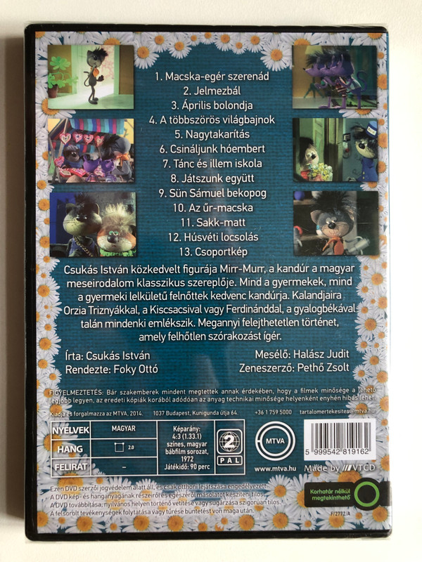 Mirr Murr, a kandúr 3 / Hungarian Puppet Series DVD (5999542819162)