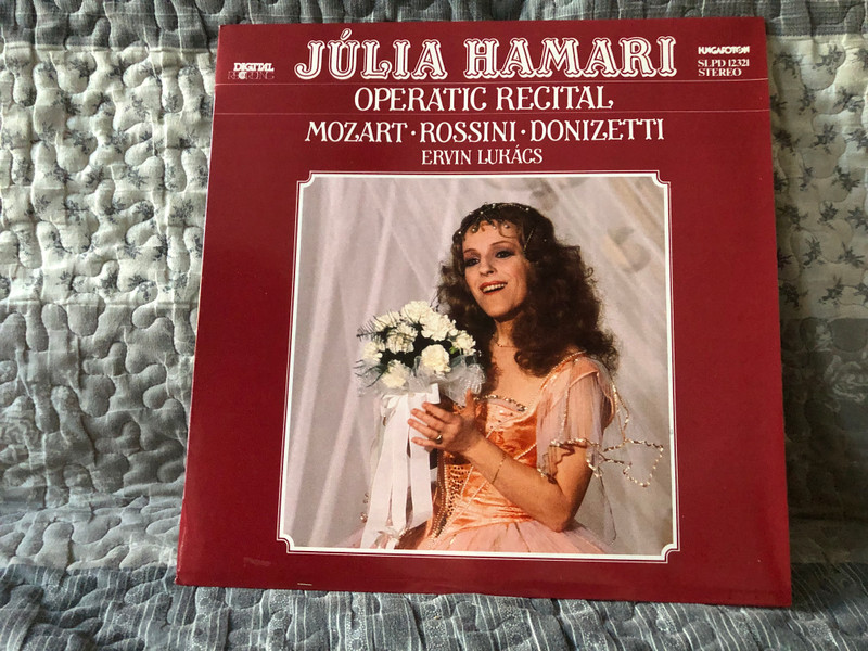 Júlia Hamari: Operatic Recital - Mozart, Rossini, Donizetti, Ervin Lukács / Hungaroton LP 1983 Stereo / SLPD 12321