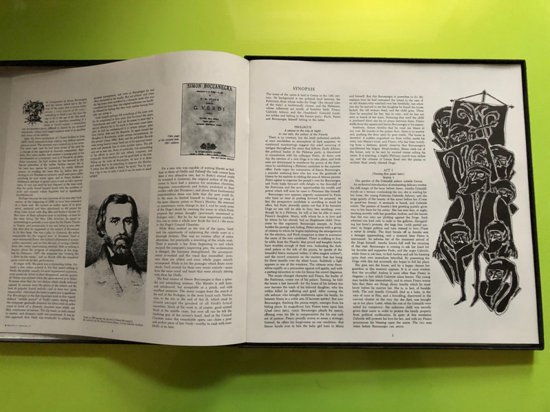 Verdi: Simon Boccanegra (Highlights) / His Master's Voice LP Mono 