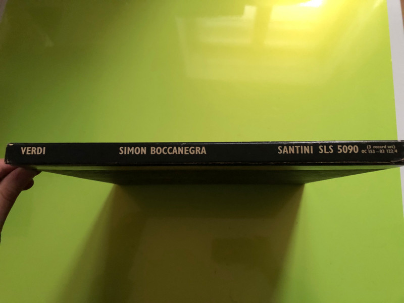 Verdi: Simon Boccanegra (Highlights) / His Master's Voice LP Mono 