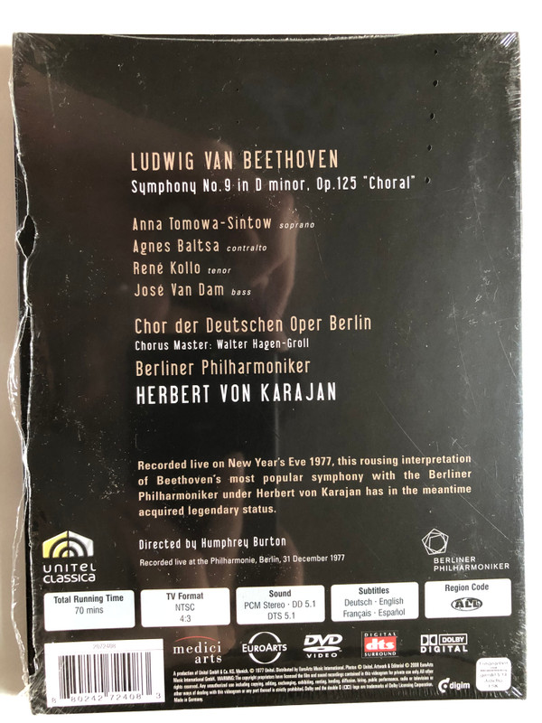 Ludwig van Beethoven: Symphony No. 9 in D minor, Op. 125 "Choral"