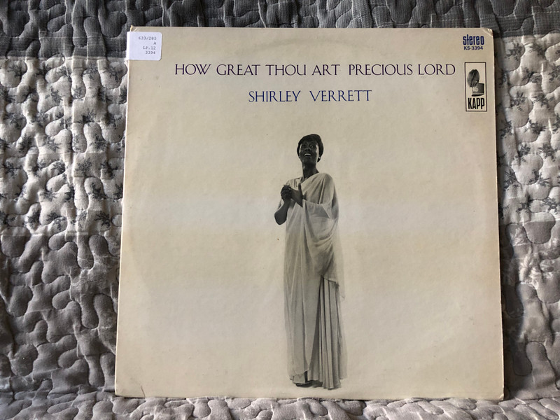 Shirley Verrett – How Great Thou Art Precious Lord / Kapp Records LP / KS-3394