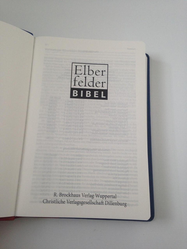 Elberfelder Bibel, Auflage der Standardausgabe 2008 2-Farbiges Kunstleder / German Elberfelder Bible