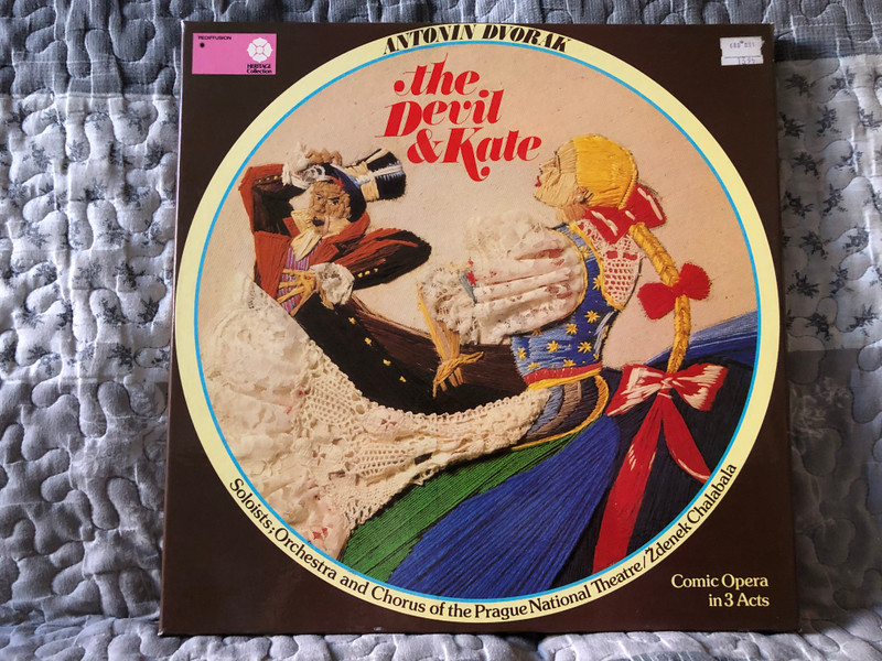 Antonín Dvořák: The Devil & Kate (Comic Opera in 3 Acts) - Soloists; Orchestra And Chorus Of The Prague National Theatre, Ždeněk Chalabala / Heritage Collection 2x LP, Box Set 1978 Mono / HCNL 8030