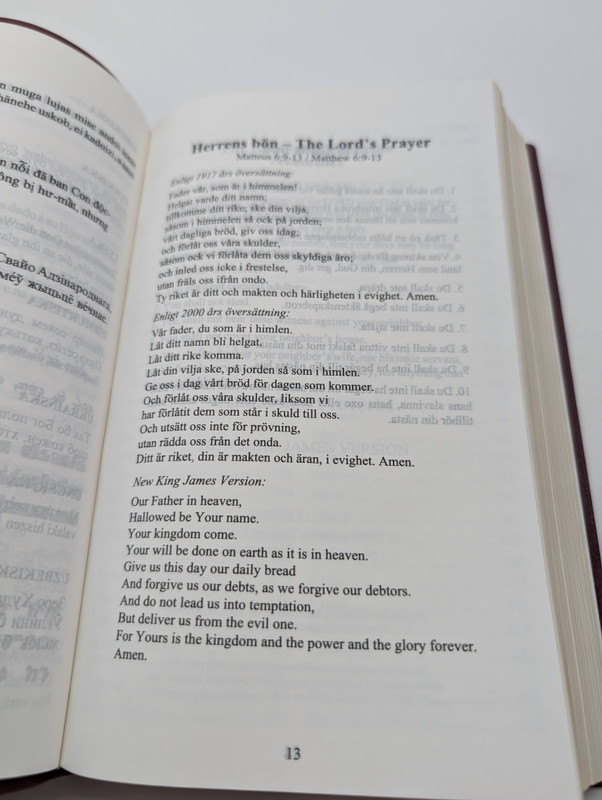 Swedish - English Bilingual New Testament / Nya Testamentet (With Psalms and Proverbs)(Psaltaren och Ordspraksboken)