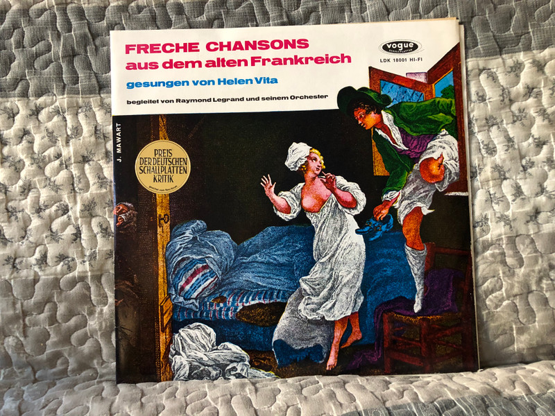 Freche Chansons Aus Dem Alten Frankreich - gesungen Helen Vita - begleitet von Raymond Legrand und seinem Orchester / Vogue Schallplatten LP / LDK 18001