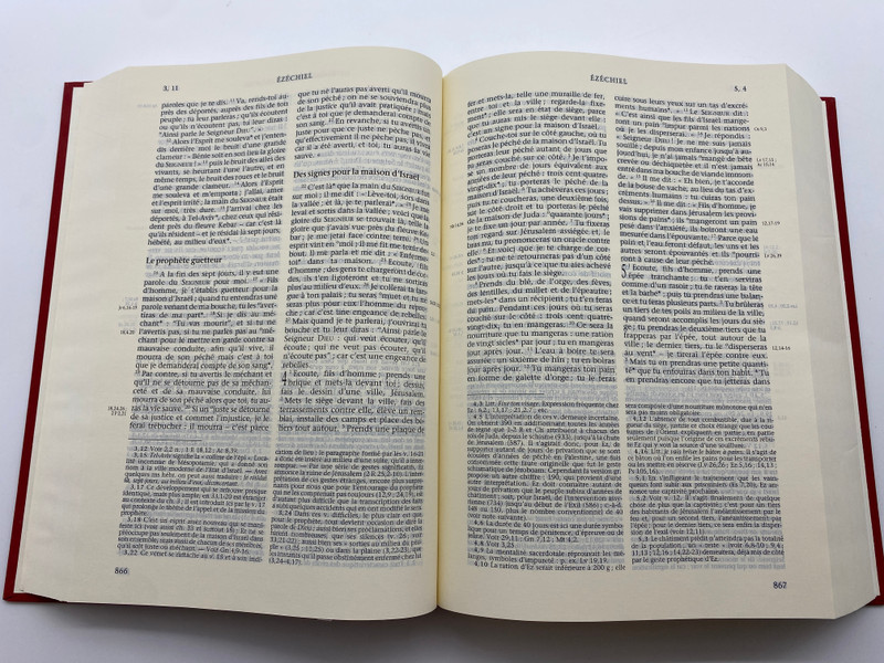 THE BIBLE - FULL NOTES ECUMENICAL TRANSLATION | French (9782204093828)