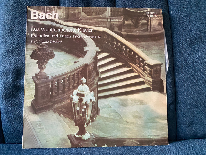 Bach: Das Wohltemperierte Klavier I - Präludien Und Fugen 19-24 BWV 864-869 - Swjatoslaw Richter / ETERNA LP Stereo 1975 / 8 26 604