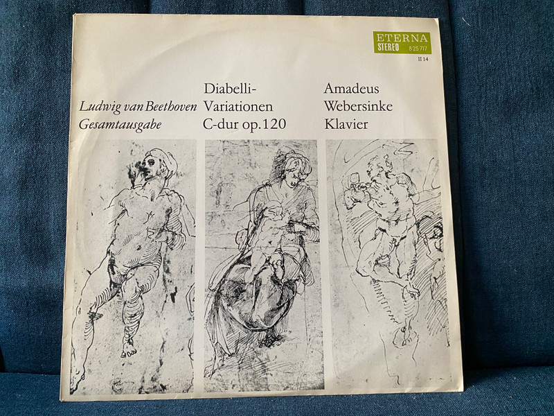 Ludwig van Beethoven Gesamtausgabe – II 14: Diabelli-Variationen C-Dur Op. 120 - Amadeus Webersinke (klavier) / ETERNA LP Stereo 1969 / 8 25 717