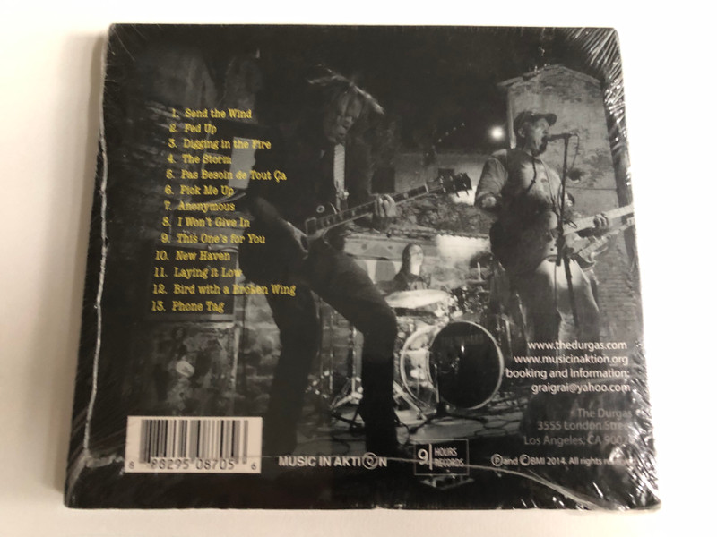 The Durgas – Digging In The Fire / 9hours Records Audio CD 2014 (888295087056)