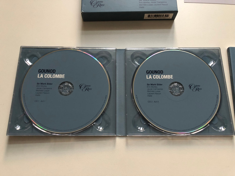 Gounod: La Colombe - Sir Mark Elder, Erin Morley, Javier Camarena, Michele Losier, Laurent Naouri, Halle / Opera Rara 2x Audio CD 2015 / ORC53
