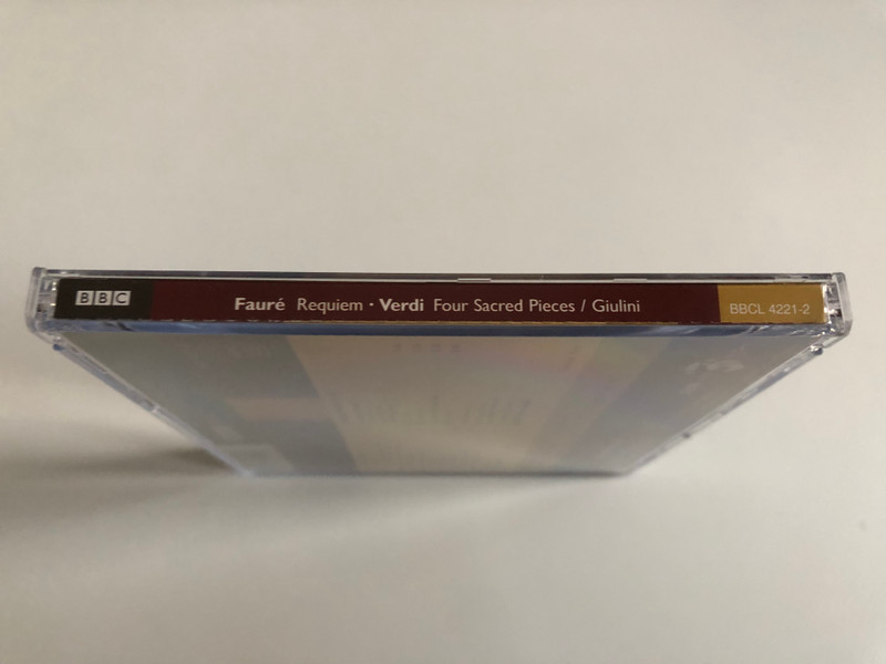 Giulini - Fauré: Requiem, Verdi: Four Sacred Pieces - Janet Baker, Gérard Souzay, Philharmonia Chorus, Philharmonia Orchestra, Carlo Maria Giulini / BBC Legends / BBC Audio CD 2007 / BBCL 4221-2
