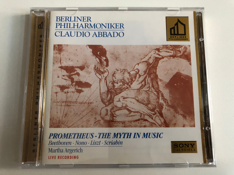 Berliner Philharmoniker, Claudio Abbado - Prometheus -The Myth In Music (Beethoven, Nono, Liszt, Scriabine) - Martha Argerich / Live Recording / Sony Classical Audio CD 1994 / SK 53 978