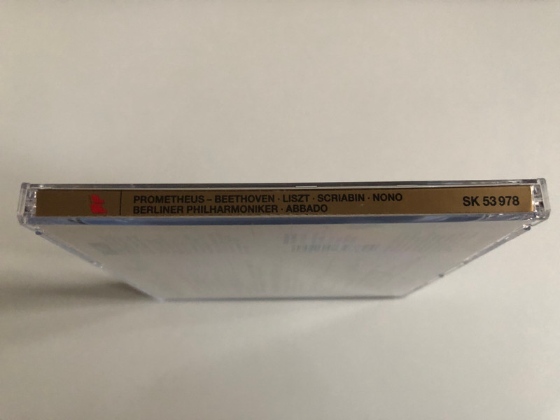 Berliner Philharmoniker, Claudio Abbado - Prometheus -The Myth In Music (Beethoven, Nono, Liszt, Scriabine) - Martha Argerich / Live Recording / Sony Classical Audio CD 1994 / SK 53 978