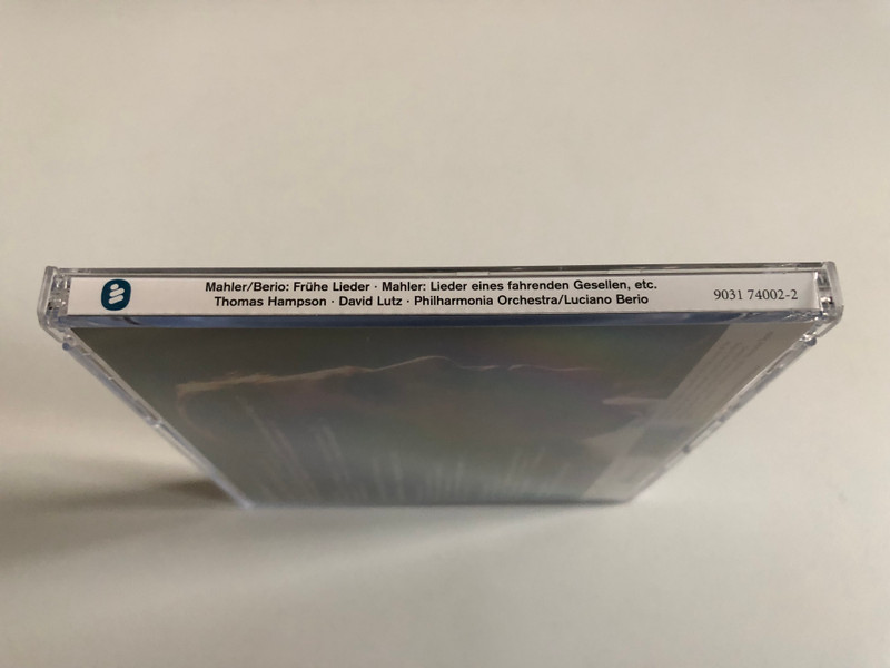 Thomas Hampson - Mahler: Lieder Eines Fahrenden Gesellen, Frühe Lieder, Mahler/Berio: Frühe Lieder - David Lutz (piano), Philharmonia Orchestra, Luciano Berio / Warner Classics Audio CD 2006 / 090317400228