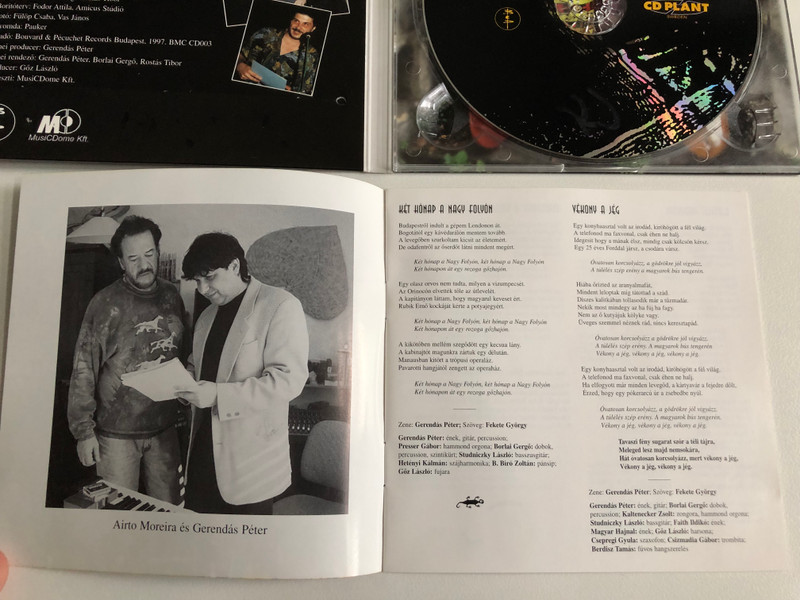 Gerendás – Két Hónap A Nagy Folyón / Bouvard & Pécuchet Records Audio CD 1997 / BMC CD 003