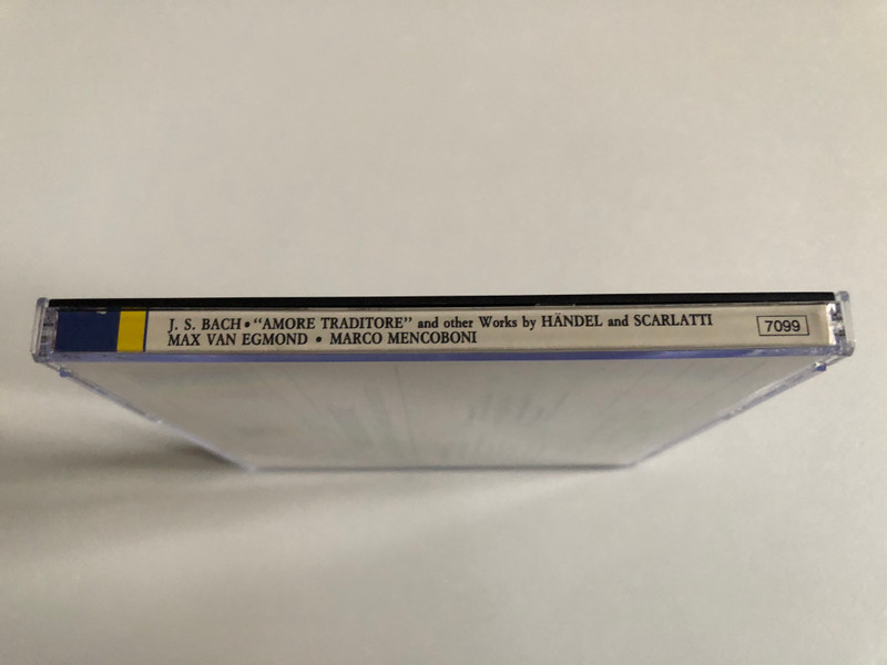 Johann Sebastian Bach: "Amore Traditore" And Other Works by Händel and Scarlatti - Max van Egmond (bass), Marco Mencoboni (harpsichord) / NUOVA ERA Audio CD 1992 / 7099
