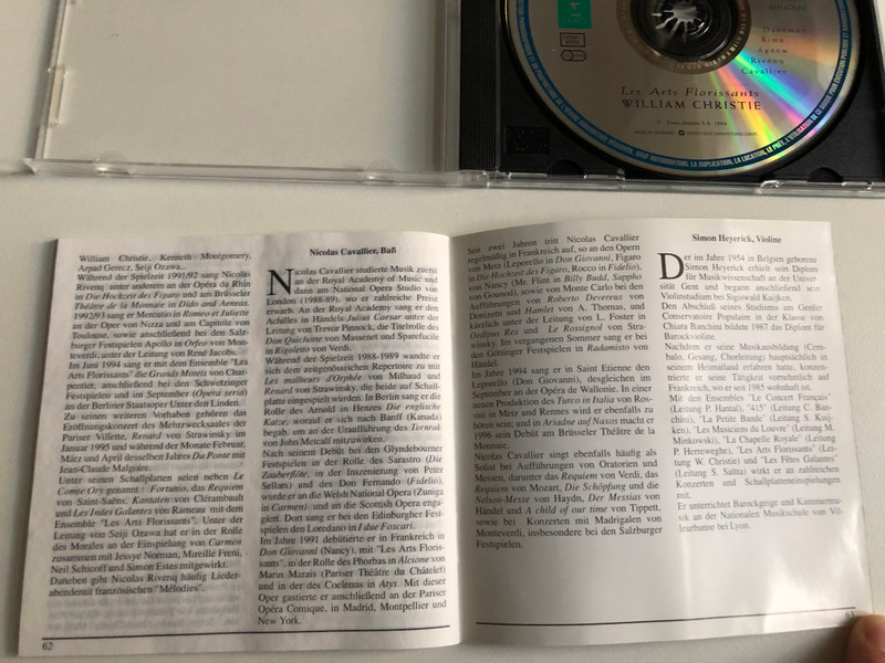 Rameau - Les Grands Motets (In Convertendo; Quam Dilecta; Deus Noster Refugium) - Daneman, Rime, Agnew, Rivenq, Cavallier / Erato Audio CD 1994 / 4509-96967-2 