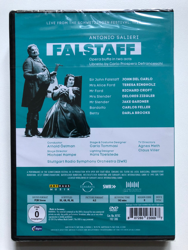 Idomeneo (Wolfgang Amadeus Mozart) - Live from the Glyndebourne Festival 1974 - DVD Description (807280231397) 