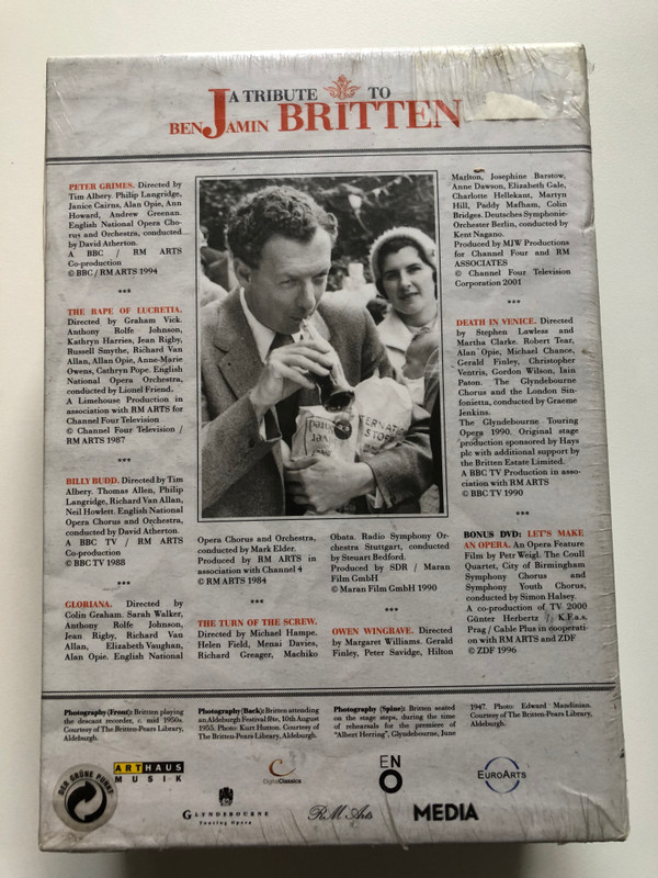 Benjamin Britten: Operatic Highlights DVD Collection (807280210392)