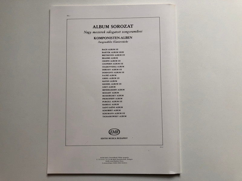 Couperin Album for Piano (Z. 7377) (CouperinAlbum)