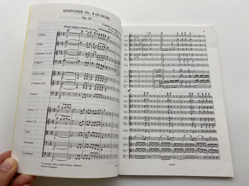 Ludwig van Beethoven - Symphony No. 8 in F Major, Op. 93 (SymphonyNo8)