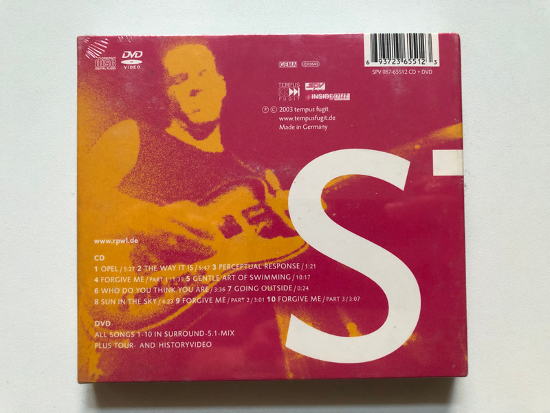 RPWL. – Stock / Inside Out Music Audio CD + DVD CD 2003 / 693723655123