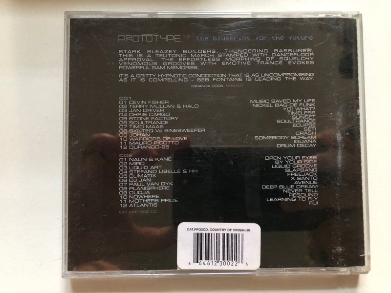 Seb Fontaine – Prototype / Boxed 2x Audio CD / PRO:002CD