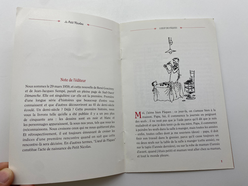 L'œuf de Pâques - La Première Histoire du Petit Nicolas (9782915732269) 