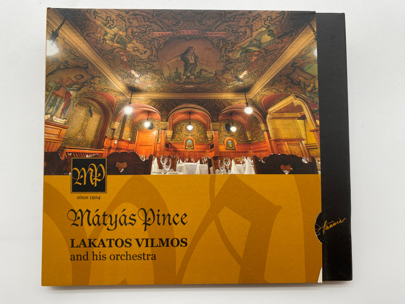 Matyas Pince - Lakatos Vilmos and his orchestra / Hunnia Records & Film Production Audio CD 2014 / HRCD 1409