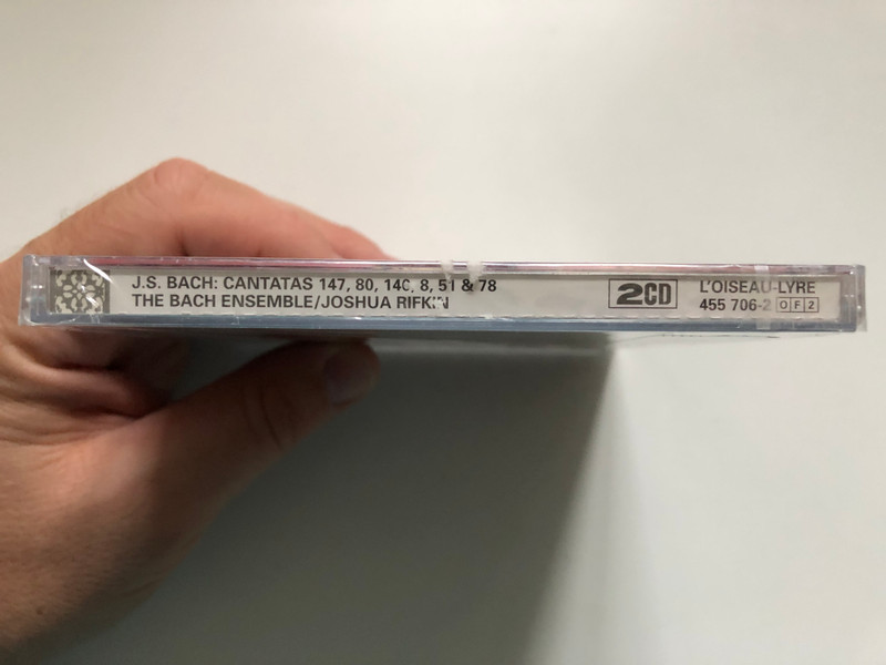 J.S. Bach: 6 Favourite Cantatas (Kantaten BWV 147, 80, 140, 8, 51 & 78) - The Bach Ensemble, Joshua Rifkin / Double Decca / L'Oiseau-Lyre 2x Audio CD 1997 / 455 706-2
