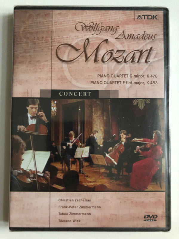 Mozart - Piano Quartets K. 478 & K. 493 | TDK DVD (5450270006816)