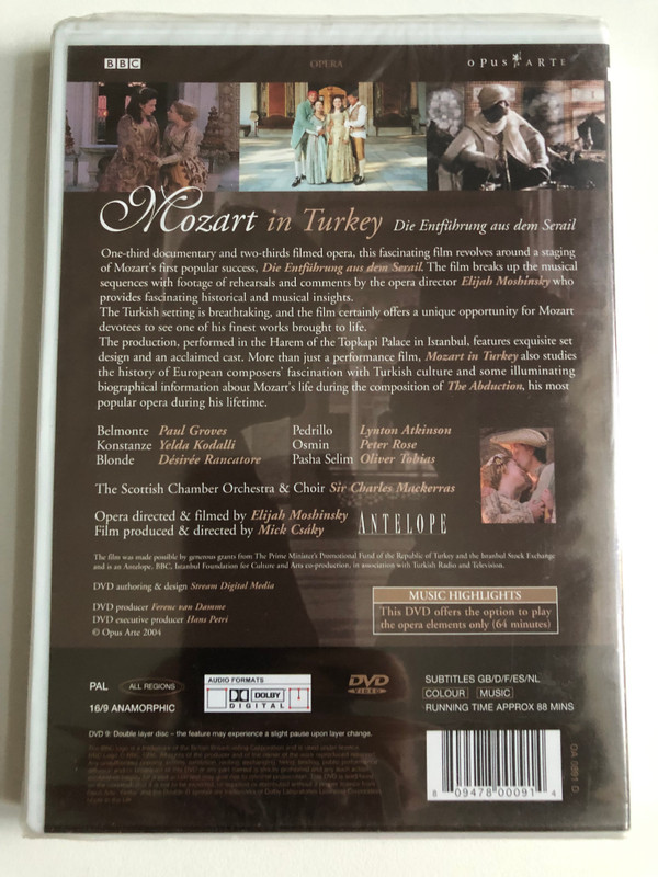 Mozart in Turkey: Die Entführung aus dem Serail DVD (809478000914)