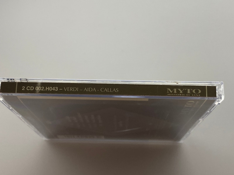 Giuseppe Verdi: Aida - Callas, Baum, Simionato, Weede, Moscona, G. Picco / MYTO Historical Line 2x Audio CD 2000 / 002.H043