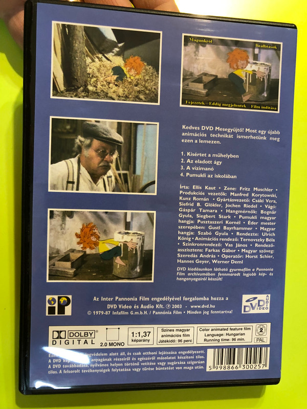 Pumukli kalandjai (The Adventures of Pumukli) DVD (5998866300257)