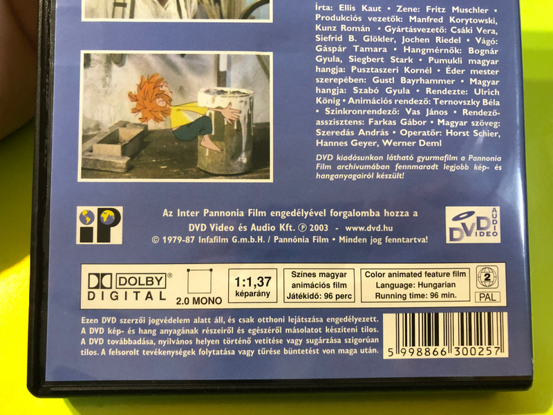 Pumukli kalandjai (The Adventures of Pumukli) DVD (5998866300257)