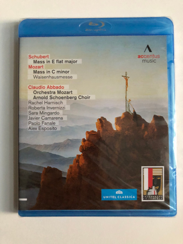 Schubert: Mass in E Flat Major / Mozart: Mass in C Minor (Waisenhausmesse) Blu-ray (4260234830453)